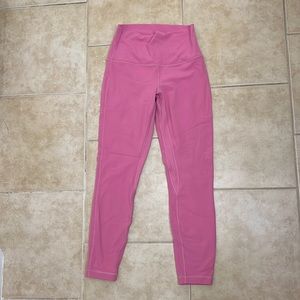 Size 6 Lululemon Align 25” Pink Blossom
